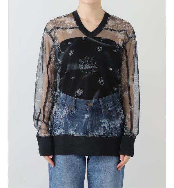  「MASU GHOST PAISLEY FOOTBALL SHIRT M25F9CS005：シャツ」|Tシャツ・カットソー|