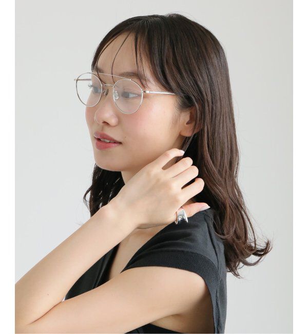 EYETHINK「BLANC.. 別注B0015 SILVER- CLEAR ex Optical」|メガネ|