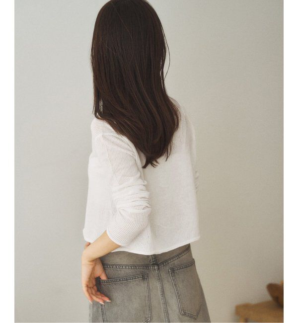 Plage「《有楽町店・WEB限定追加》petit カーディガン」|カーディガン|