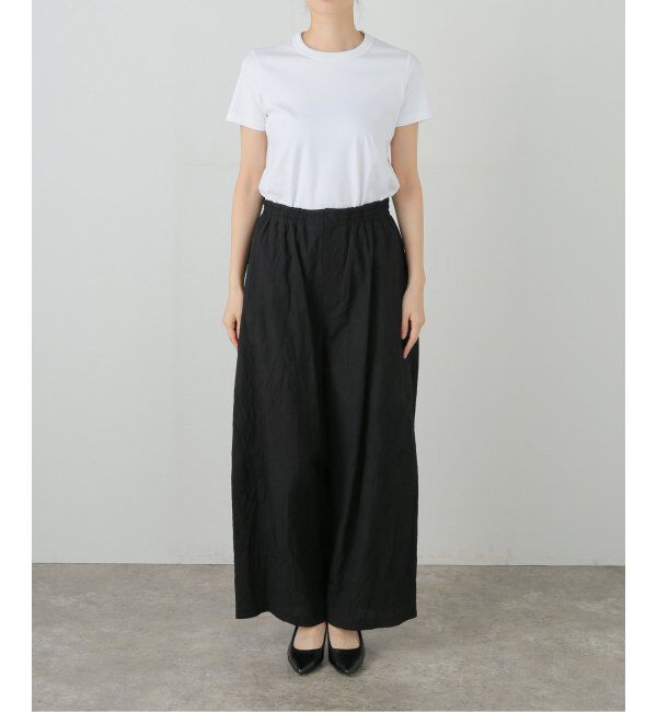 VERMEIL par iena「ATON エイトン EASY WIDE PANTS PRAGGM0117」|スラックス|