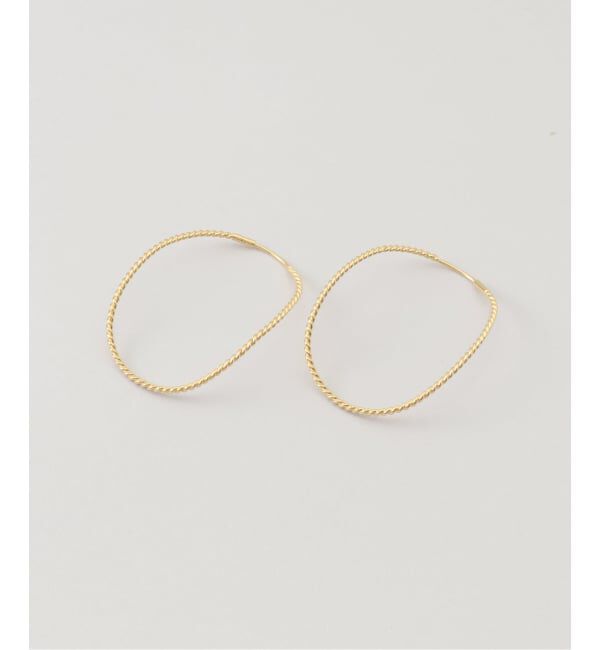 IENA「BAR Jewellery/バージュエリー TWISTED CONTOUR PIERCE ピアス(両耳)」|ピアス|