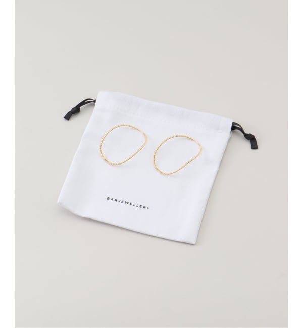 IENA「BAR Jewellery/バージュエリー TWISTED CONTOUR PIERCE ピアス(両耳)」|ピアス|