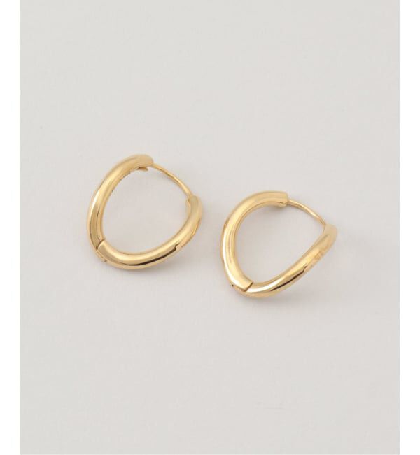 IENA「BAR Jewellery/バージュエリー CHUNKY OUTLINE PIERCE ピアス(両耳)」|ピアス|