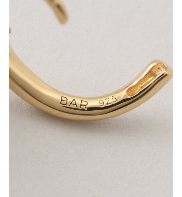 IENA「BAR Jewellery/バージュエリー CHUNKY OUTLINE PIERCE ピアス(両耳)」|ピアス|