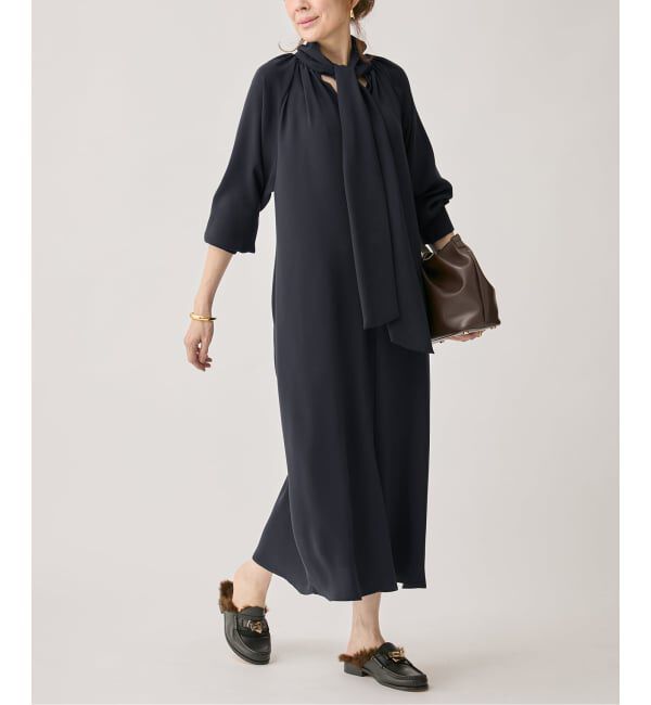 VERMEIL par iena「NEW 2WAY ボウタイワンピース」|ワンピース|