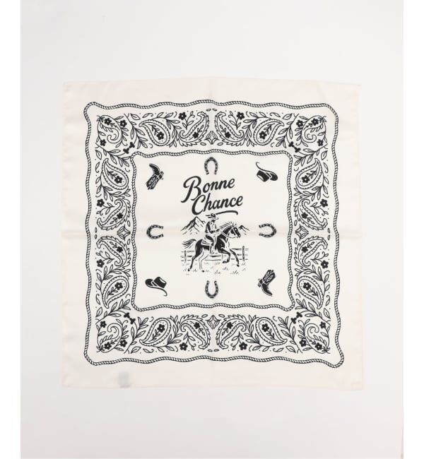 IENA「IENAscarf BONNE CHANCE スカーフ」|バンダナ・スカーフ|