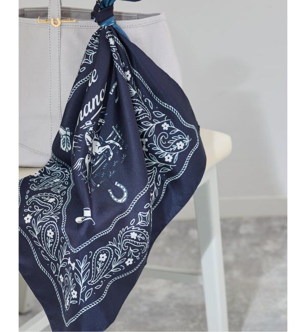 IENA「IENAscarf BONNE CHANCE スカーフ」|バンダナ・スカーフ|