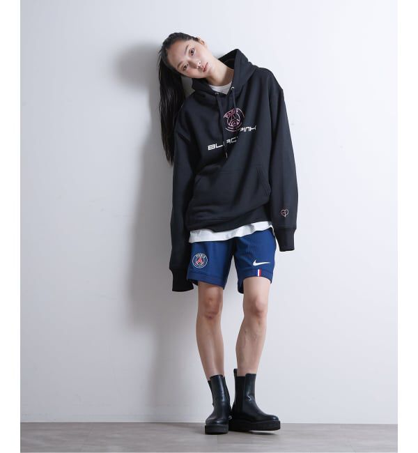 Paris Saint-Germain「【BlackpinkxPSG 】BlackpinkxPSG Paris 16 Elevated Hoodie ST856- BLKPSG- BP2」|パーカー|