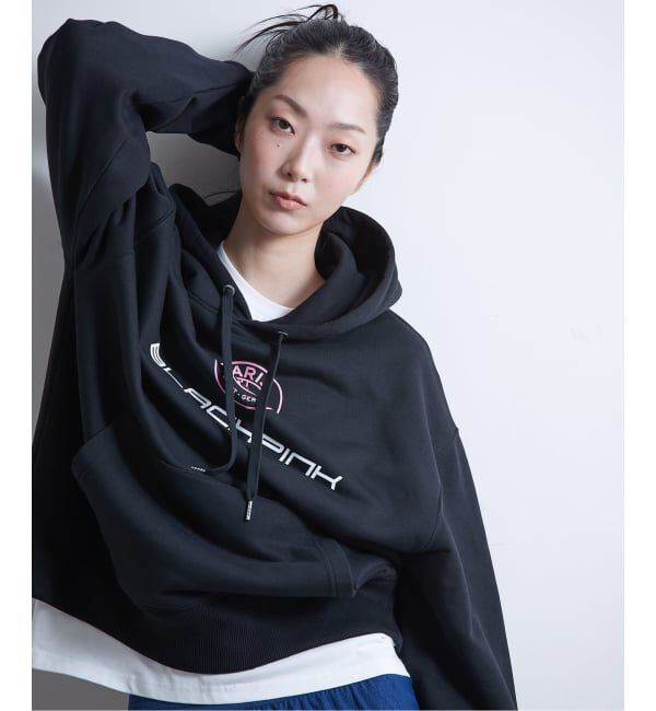 Paris Saint-Germain「【BlackpinkxPSG 】BlackpinkxPSG Paris 16 Elevated Hoodie ST856- BLKPSG- BP2」|パーカー|