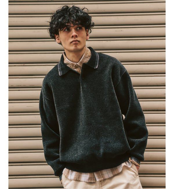 417 EDIFICE「モールニットポロシャツ」|ポロシャツ|