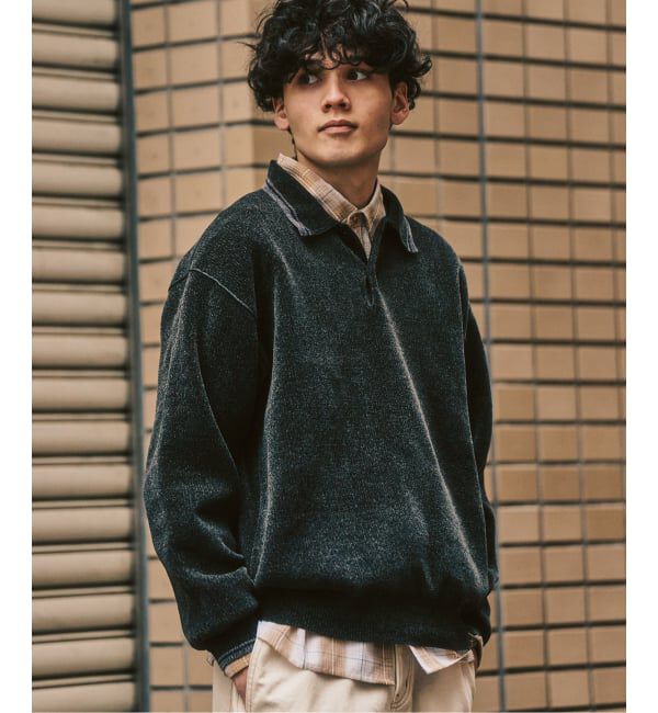 417 EDIFICE「モールニットポロシャツ」|ポロシャツ|