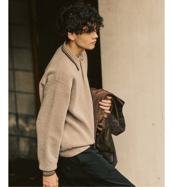 417 EDIFICE「モールニットポロシャツ」|ポロシャツ|