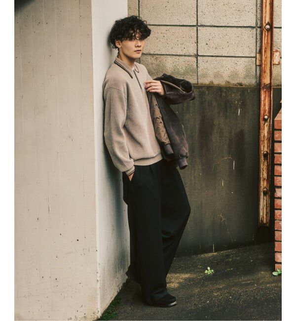 417 EDIFICE「モールニットポロシャツ」|ポロシャツ|