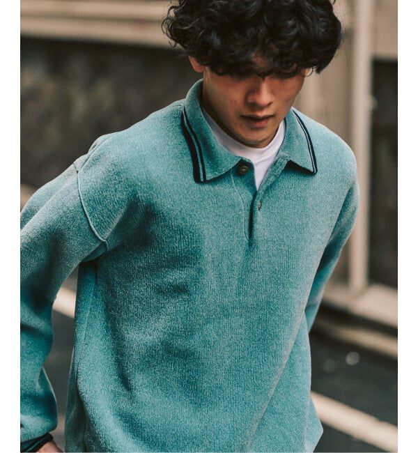 417 EDIFICE「モールニットポロシャツ」|ポロシャツ|