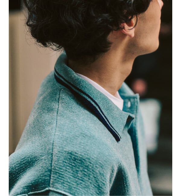 417 EDIFICE「モールニットポロシャツ」|ポロシャツ|