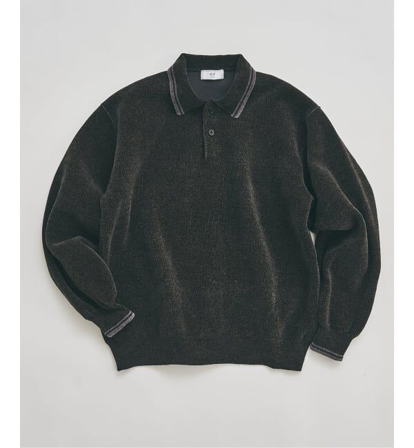 417 EDIFICE「モールニットポロシャツ」|ポロシャツ|