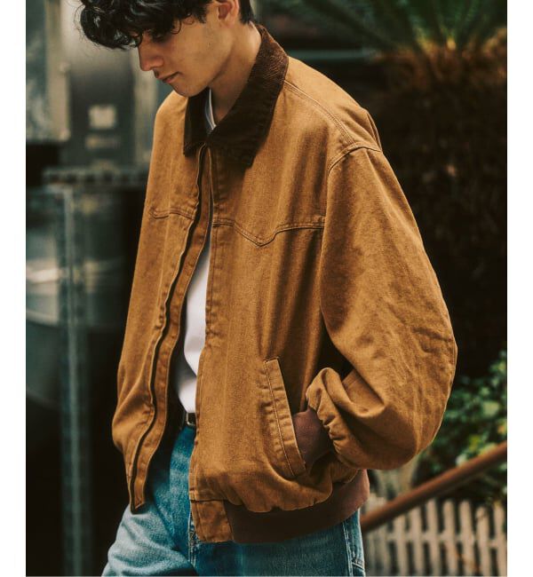 417 EDIFICE「デニム サンタフェ ジャケット」|その他|キャメル