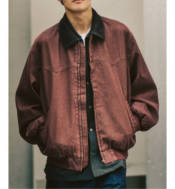 417 EDIFICE「デニム サンタフェ ジャケット」|その他|ボルドー