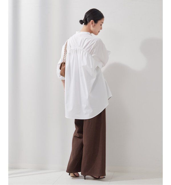 journal standard L'essage「CPブロードギャザーシャツ」|シャツ・ブラウス|