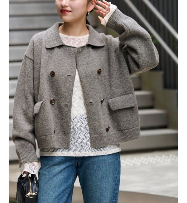 JOURNAL STANDARD relume「ダブルニットジャケット」|カーディガン|