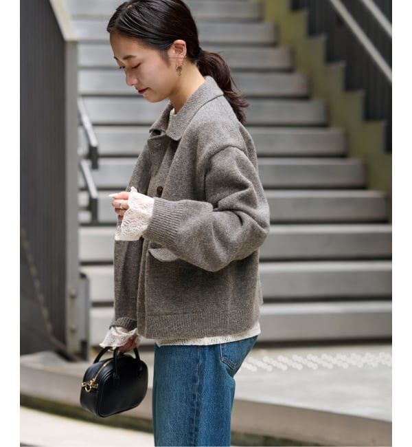 JOURNAL STANDARD relume「ダブルニットジャケット」|カーディガン|