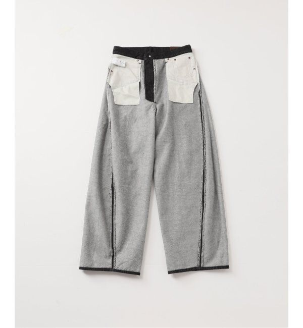journal standard L'essage「《追加3》ルーズウェービング 3D デニムパンツ」|デニム|