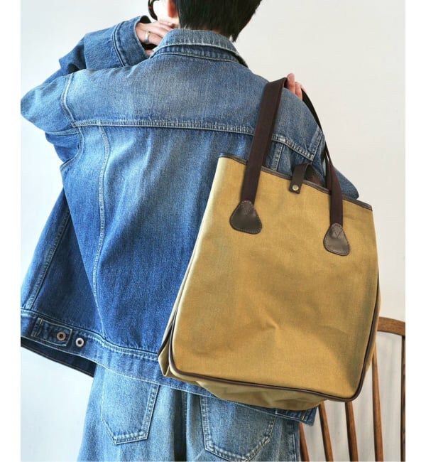journal standard luxe「【QUALITY GUNSLIPS】 HEAVY DRILL TOTE BAG(L)」|トートバッグ|キャメル