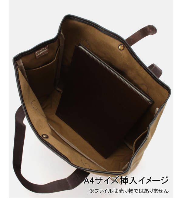 journal standard luxe「【QUALITY GUNSLIPS】 HEAVY DRILL TOTE BAG(L)」|トートバッグ|