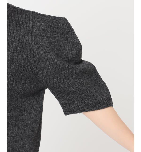 journal standard L'essage「【JANE SMITH】7G BIG SHOULDER CREW CARDIGAN：カーディガン」|カーディガン|