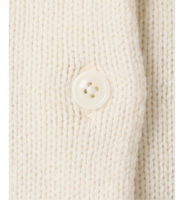 journal standard L'essage「【JANE SMITH】7G BIG SHOULDER CREW CARDIGAN：カーディガン」|カーディガン|