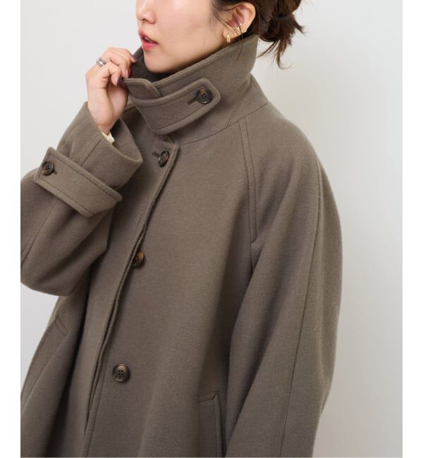 尾州ウールスーパー100ステンカラーコート（JOURNAL STANDARD relume
