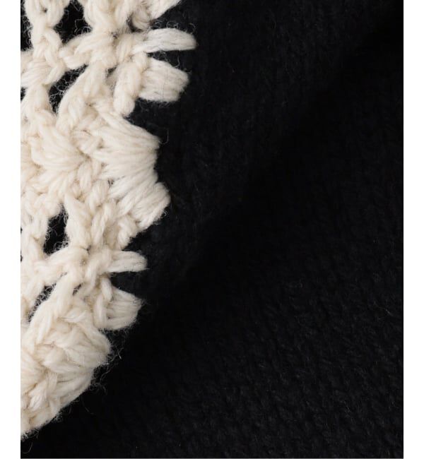 journal standard L'essage「【JANE SMITH】5G PLAIN STITCH AND CROCHET C：カーディガン」|カーディガン|