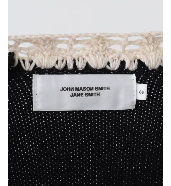journal standard L'essage「【JANE SMITH】5G PLAIN STITCH AND CROCHET C：カーディガン」|カーディガン|