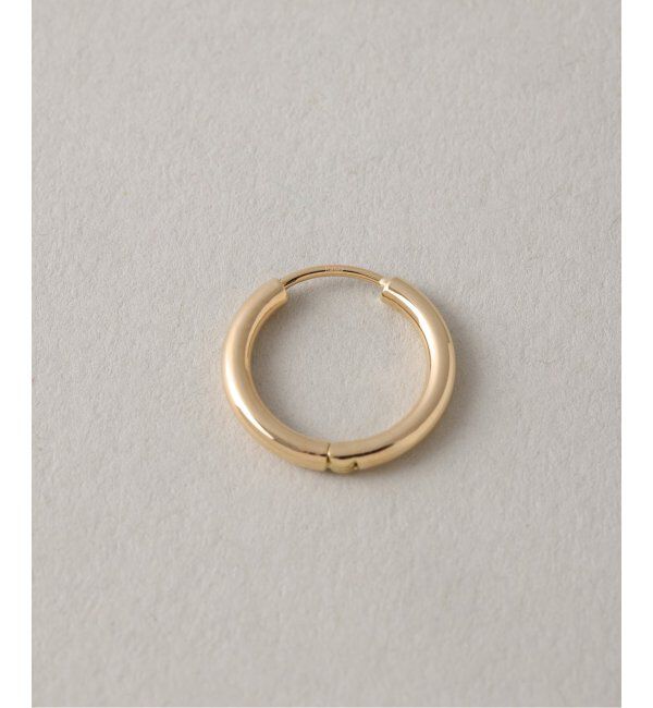 Lilas by Spick&Span「ハーフオープンフープピアスS K18(両耳)」|ピアス|