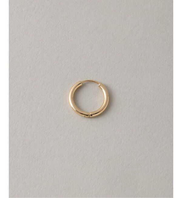 Lilas by Spick&Span「ハーフオープンフープピアスS K18(両耳)」|ピアス|