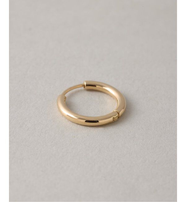 Lilas by Spick&Span「ハーフオープンフープピアスS K18(両耳)」|ピアス|