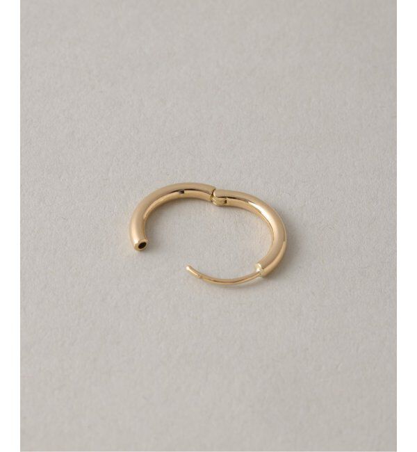 Lilas by Spick&Span「ハーフオープンフープピアスS K18(両耳)」|ピアス|