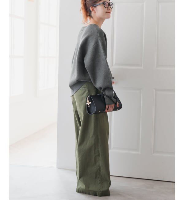 Spick and Span「《WEB限定》メタルボタンヘンリーネックニット」|ニット・セーター|