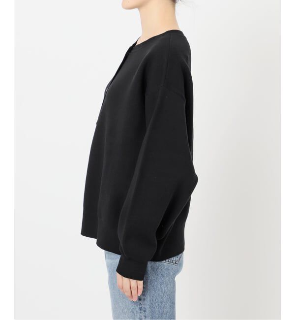 Spick and Span「《WEB限定》メタルボタンヘンリーネックニット」|ニット・セーター|