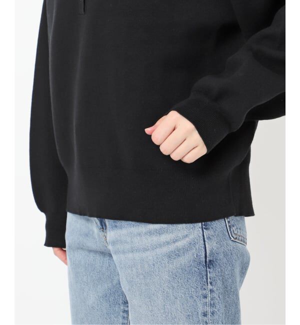 Spick and Span「《WEB限定》メタルボタンヘンリーネックニット」|ニット・セーター|