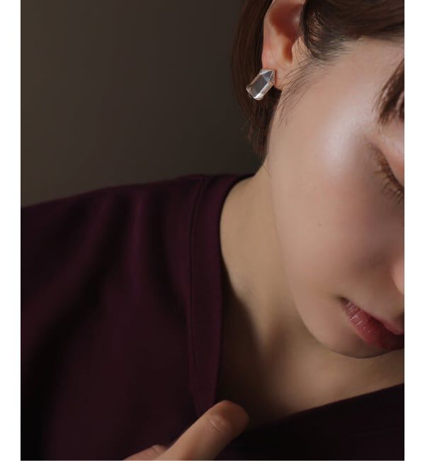 Spick and Span「【SAMH by LILAS】ハーモニークォーツピアス SV（両耳）」|ピアス|