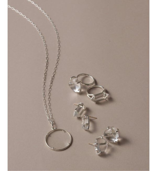 Spick and Span「【SAMH by LILAS】ハーモニークォーツピアス SV（両耳）」|ピアス|