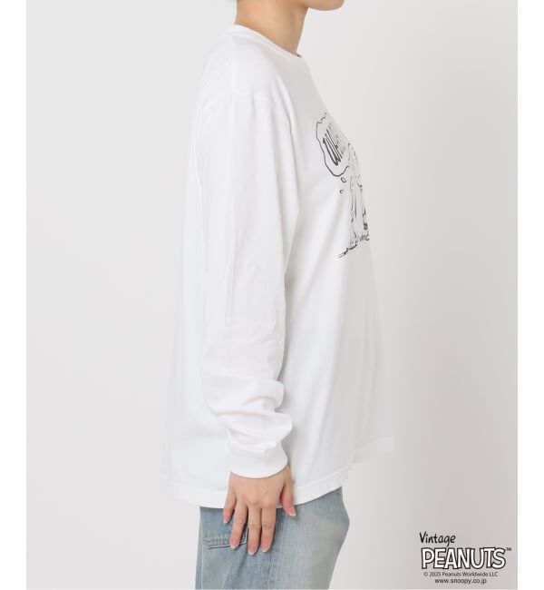 FRAMeWORK「MEAN MACHINE AGE 別注PEANUTS ロングスリーブ TEE WAAH」|Tシャツ・カットソー|
