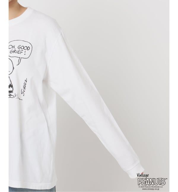 FRAMeWORK「MEAN MACHINE AGE 別注PEANUTS ロングスリーブ TEE WAAH」|Tシャツ・カットソー|