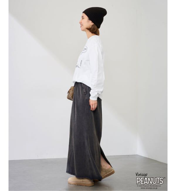 FRAMeWORK「MEAN MACHINE AGE 別注PEANUTS ロングスリーブ TEE WAAH」|Tシャツ・カットソー|