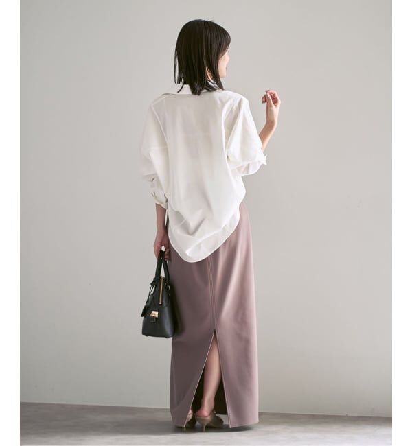 NOBLE「《26SS先行予約》エフォートレスコットンニュアンスシャツ」|シャツ・ブラウス|