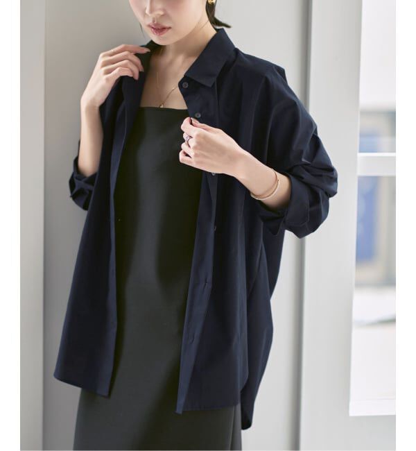 NOBLE「《26SS先行予約》エフォートレスコットンニュアンスシャツ」|シャツ・ブラウス|