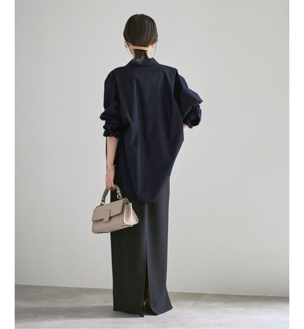 NOBLE「《26SS先行予約》エフォートレスコットンニュアンスシャツ」|シャツ・ブラウス|