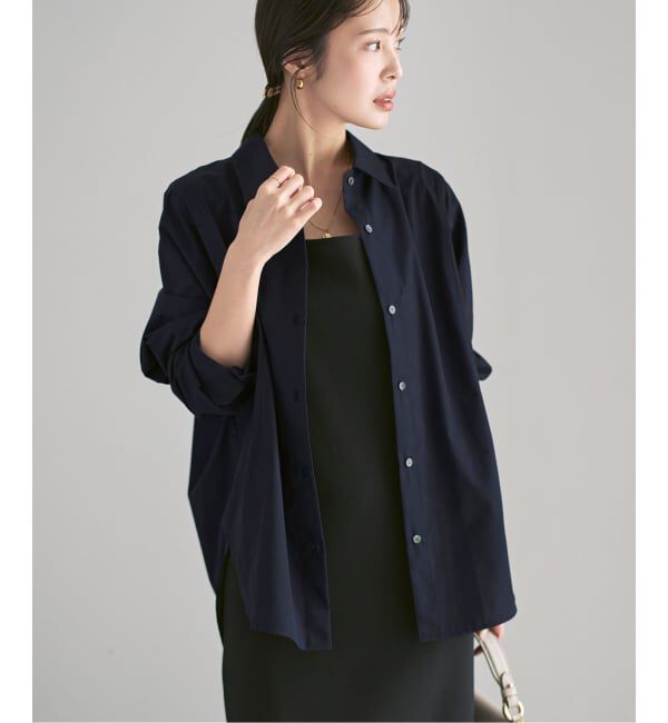 NOBLE「《26SS先行予約》エフォートレスコットンニュアンスシャツ」|シャツ・ブラウス|