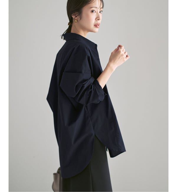 NOBLE「《26SS先行予約》エフォートレスコットンニュアンスシャツ」|シャツ・ブラウス|
